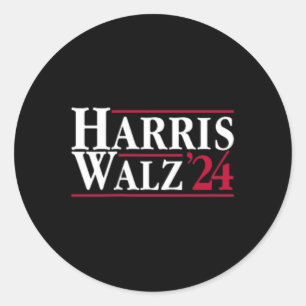 President Kamala Harris Tim Walz Vp Brat Ladie Runt Klistermärke