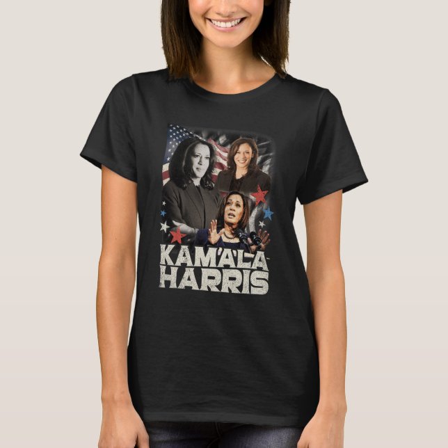 President Kamala Harris Vi är inte tillbaka 2024 T Shirt (Framsida)