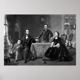 President Lincoln och hans familj Poster