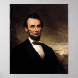 President Lincoln Porträtt - George Henry Story Poster