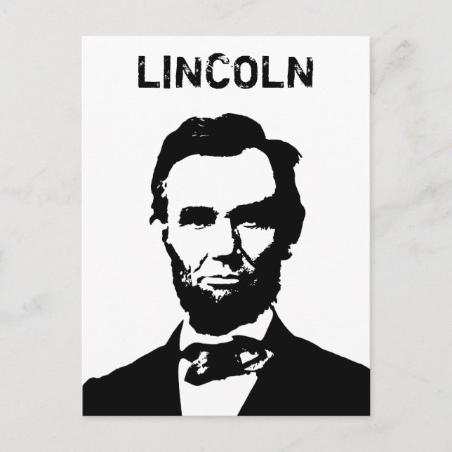 President Lincoln Vykort (Framsida)