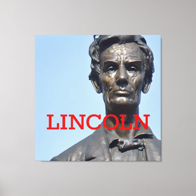 President Lincolns eländiga Kanvastryck (Framsida)