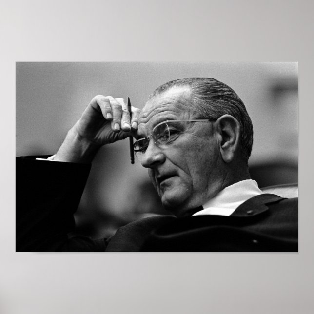 President Lyndon Johnson Poster (Framsidan)