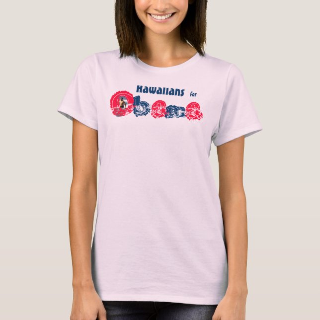President Obama 2012 Hawaii Tee Shirt (Framsida)