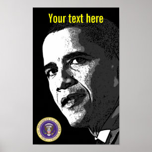 president Obama - affisch - mall