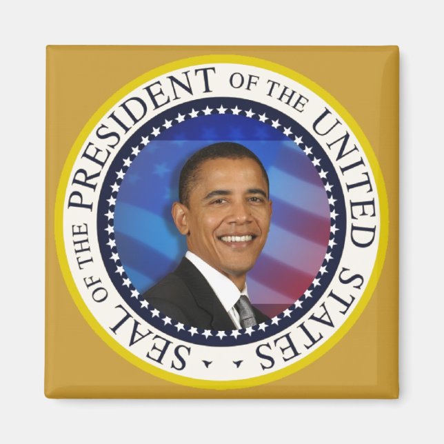President Obama Collectibles Keepsaké Magnet (Framsidan)