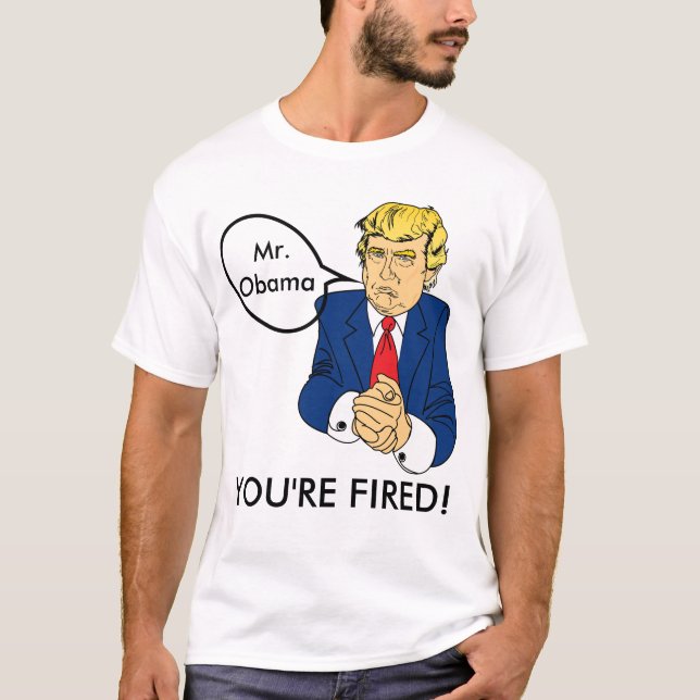 President Obama Du är utblottad - Donald Trump Tröja (Framsida)
