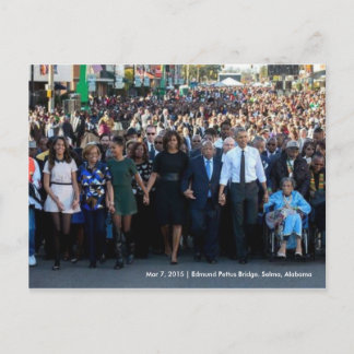 President Obama Edmund Pettus Bridge, Selma Vykort