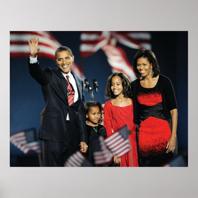 President Obama & Family Poster (Framsidan)