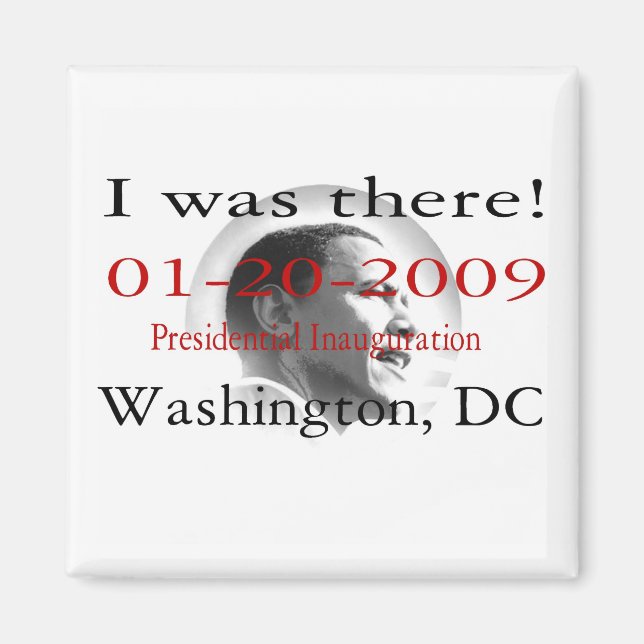 President Obama Historic Inauguration Magnet (Framsidan)