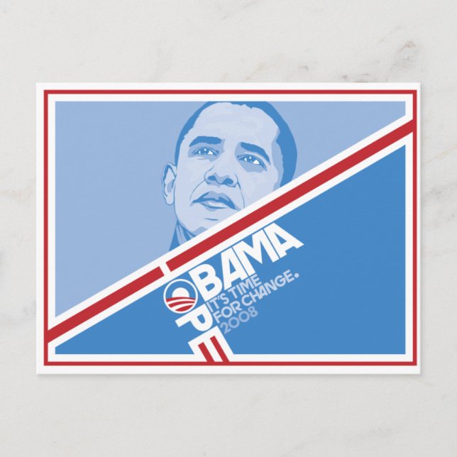 President Obama Hope Postcard Vykort (Framsida)