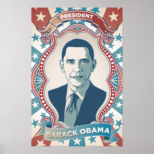 President Obama Inauguration Firande Poster (Framsidan)