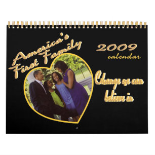 PRESIDENT OBAMA Inviguration minnesstund Kalender