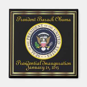 PRESIDENT OBAMA Januari 21, 2013 invigning Magnet