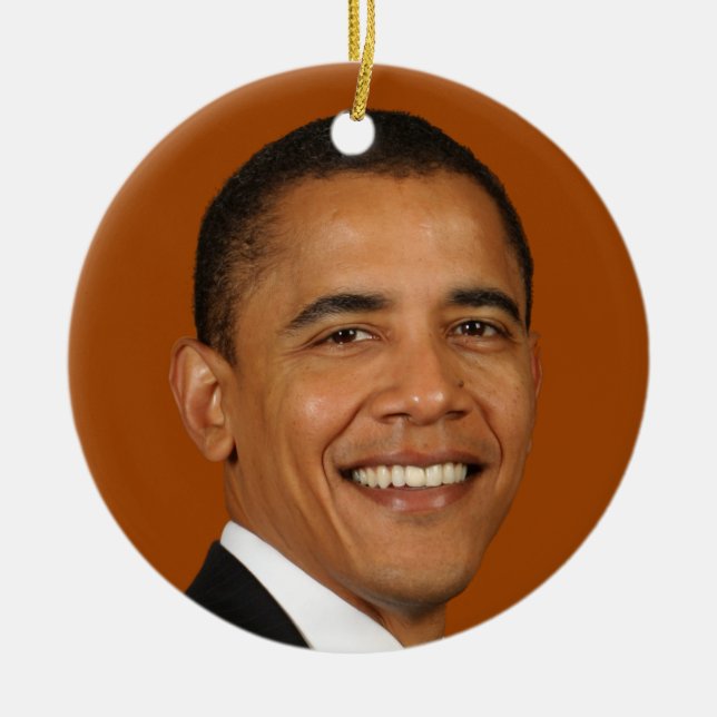 President Obama Julgransprydnad Keramik (Framsidan)