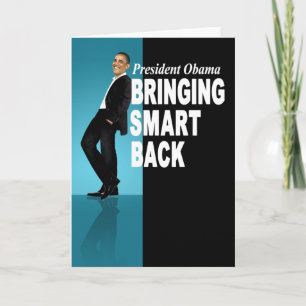 President Obama - komma med smart baksida Kort