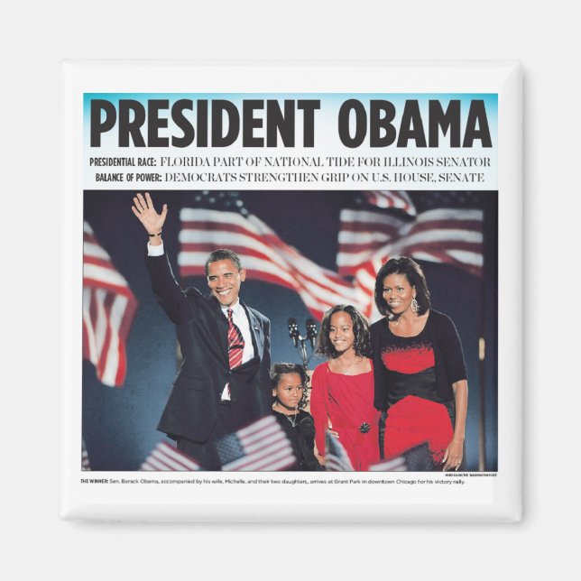 President Obama Magnet (Framsidan)