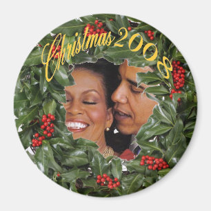 President Obama & Michelle julminnessak 2008 Magnet