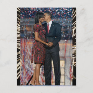 President Obama & Michelle Keepsaké Vykort