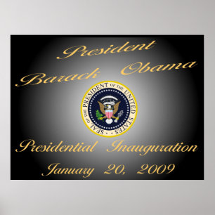 President Obama, minneshögtid 40" x 30" Poster