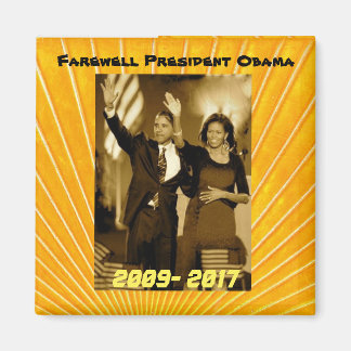 President Obama och First Dam Michelle Obama Magnet