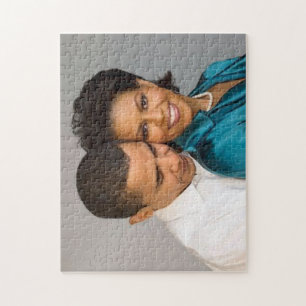 PRESIDENT OBAMA OCH FÖRSTA LADY-PUZZLE PUSSEL