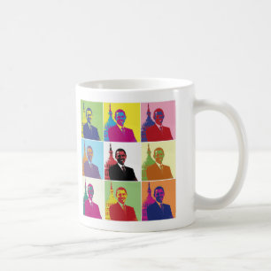 President Obama Pop Art Kaffemugg