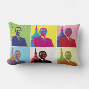 President Obama Pop Art Lumbarkudde