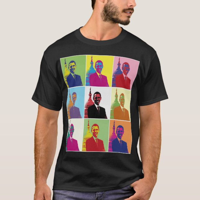 President Obama Pop Art Tee (Framsida)