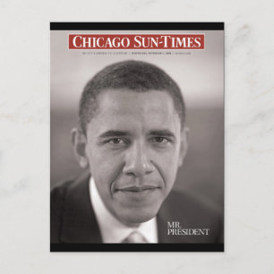 President Obama Postcard Vykort