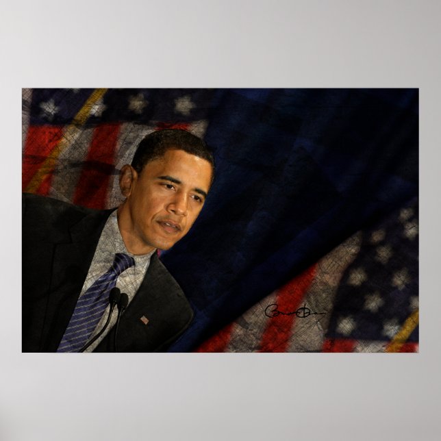 PRESIDENT OBAMA POSTER (Framsidan)