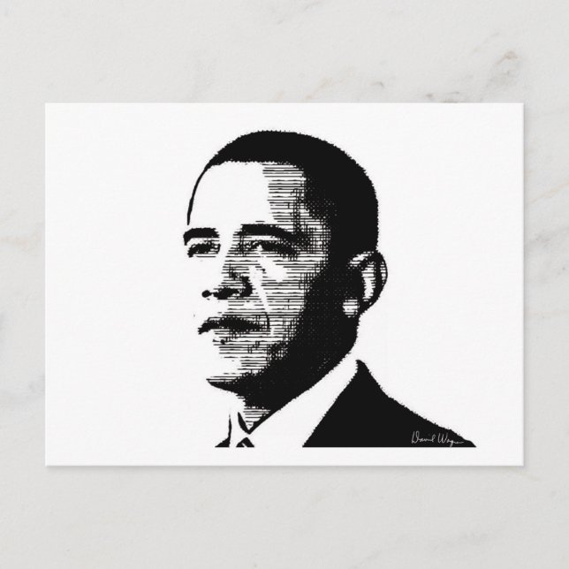 President Obama Postkort Vykort (Framsida)