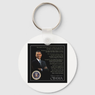 President Obama Quote Nyckelring