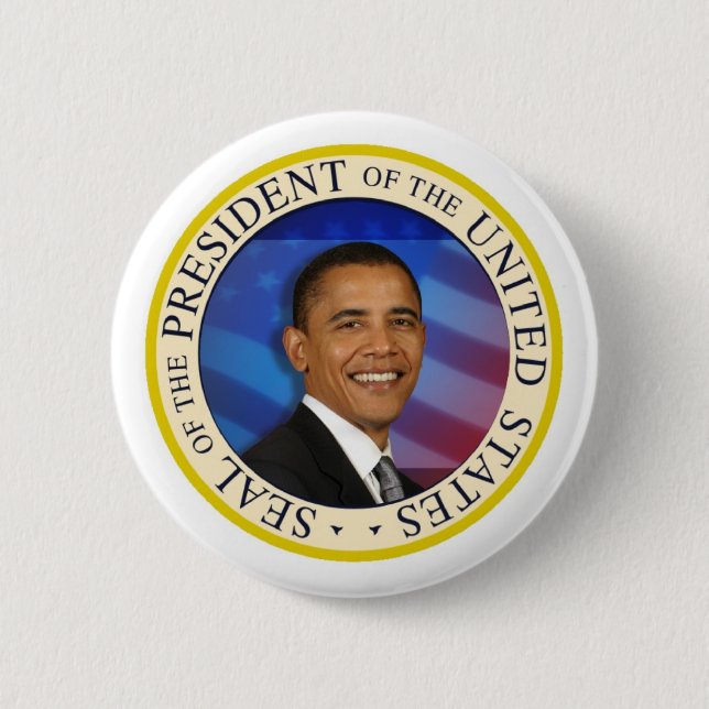 President Obama UTFORMAR DIN EGEN Knapp (Framsida)