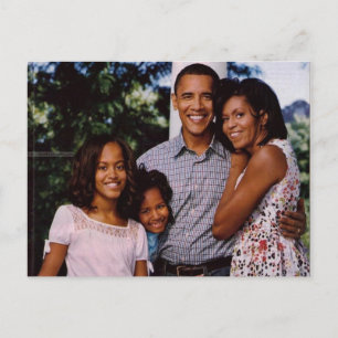 President Obama vårt vykort för första familjen