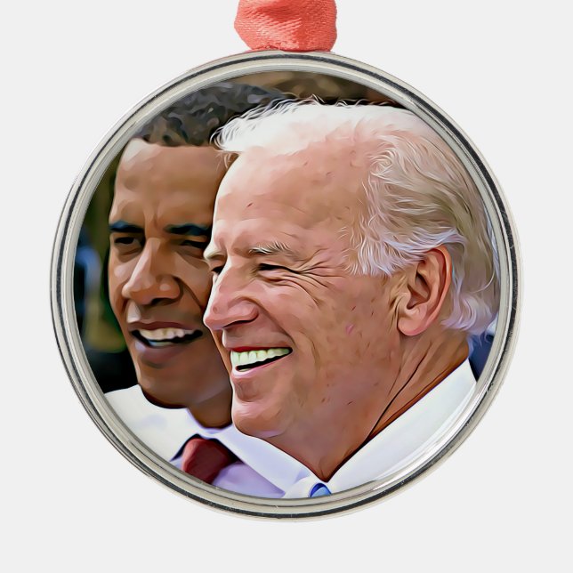 President Obama & Vice President Biden Julgransprydnad Metall (Framsidan)