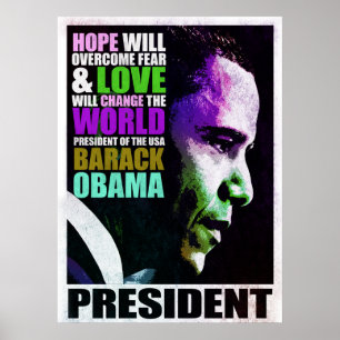 President Obama Vintage affisch