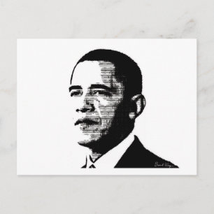 President Obama vykort