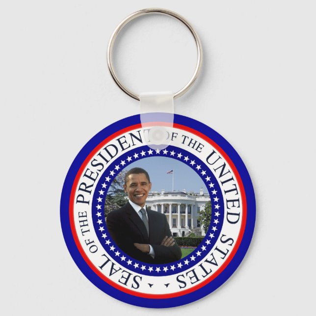 President Obama White House - Keychain Nyckelring (Framsida)