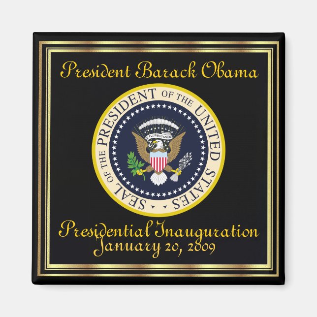 President Obamas presidentinvigning Magnet (Framsidan)