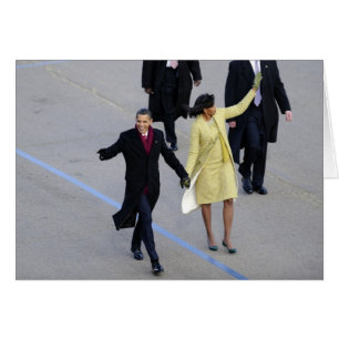 President och Barack Obama Hälsningskort