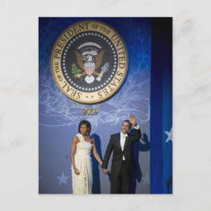President och Barack Obama Vykort