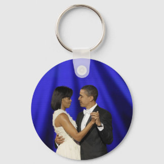 President och första Dam Obama-invigningen Boll Nyckelring