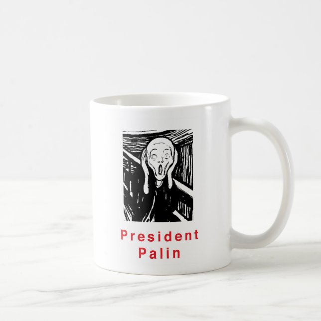 President Palin Kaffemugg (Höger)