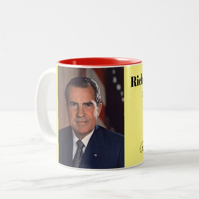President Richard Nixon Mugg (Framsida vänster)