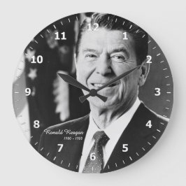 President Ronald Reagan Clock Stor Klocka