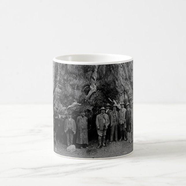 President Roosevelt och John Muir Kalifornien 1903 Kaffemugg (Center)