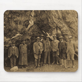 President Roosevelt och John Muir under (Sepia) Musmatta