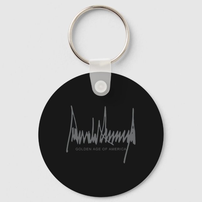 President Signature Golden Age Of America 4th Of J Nyckelring (Framsida)