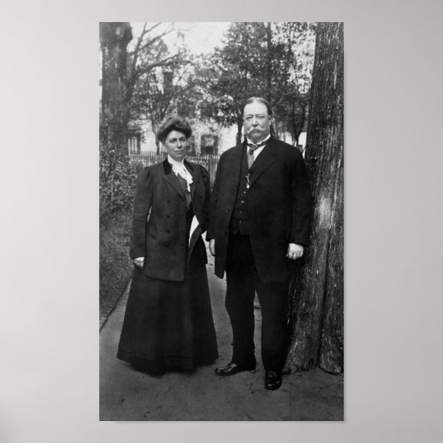 President Taft and First Lady Helen Taft - 1909 Poster (Framsidan)